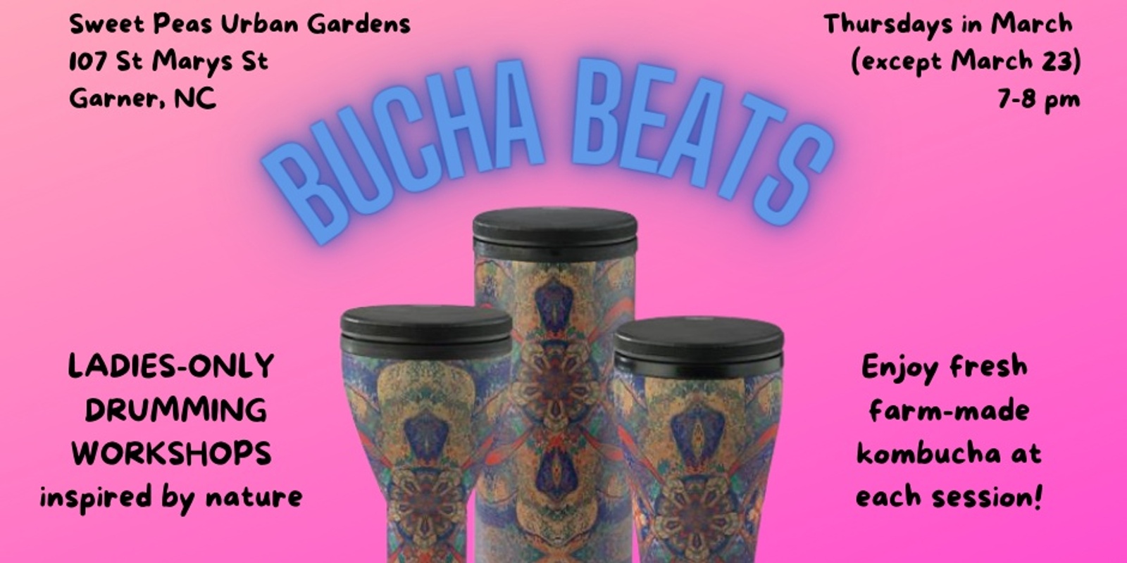 Banner image for Drum For Change - Bucha Beats Drum Circle Series with Greg Whitt