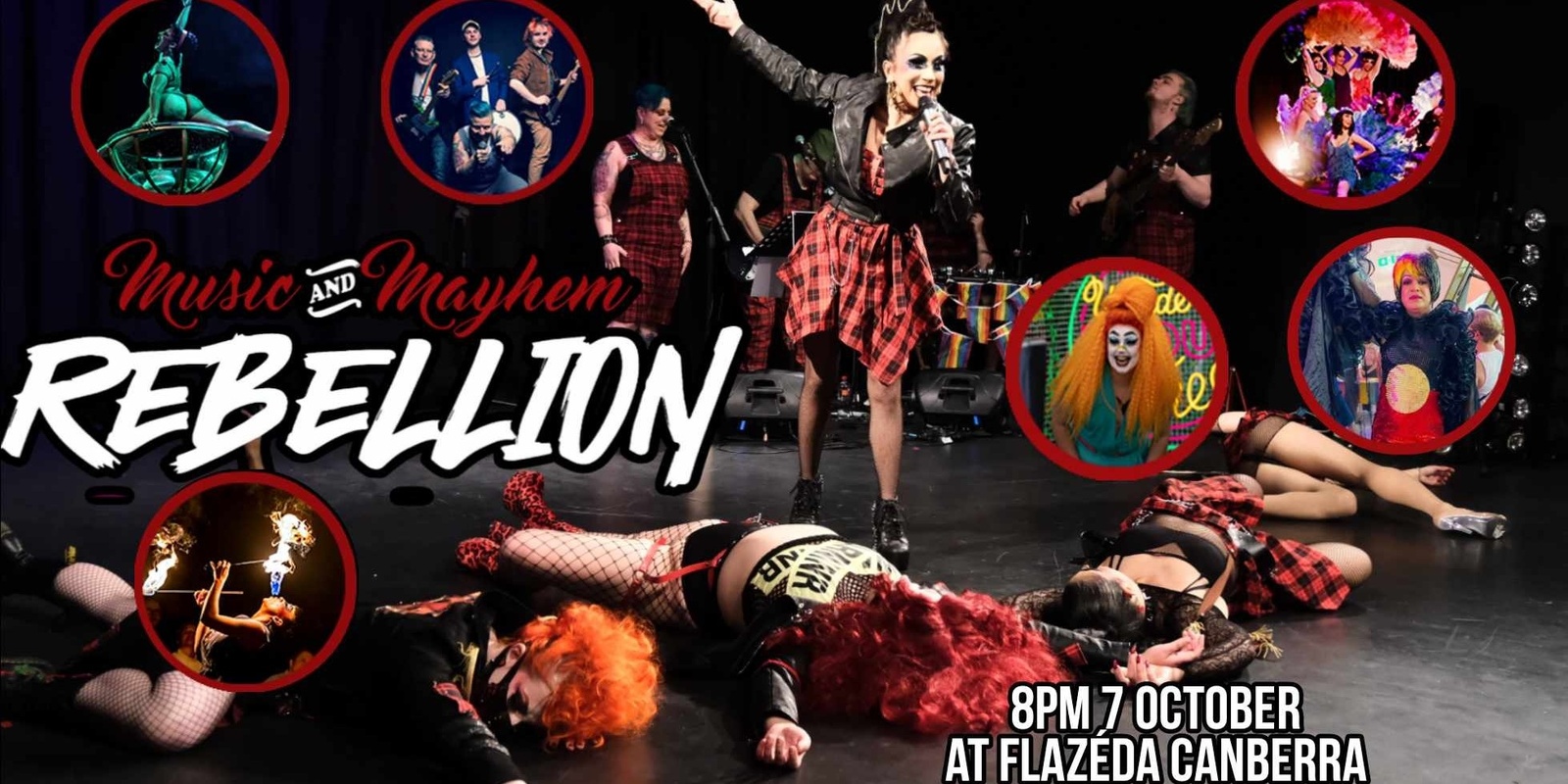 Banner image for Music & Mayhem: Rebellion at Flazeda Hub on October 7th
