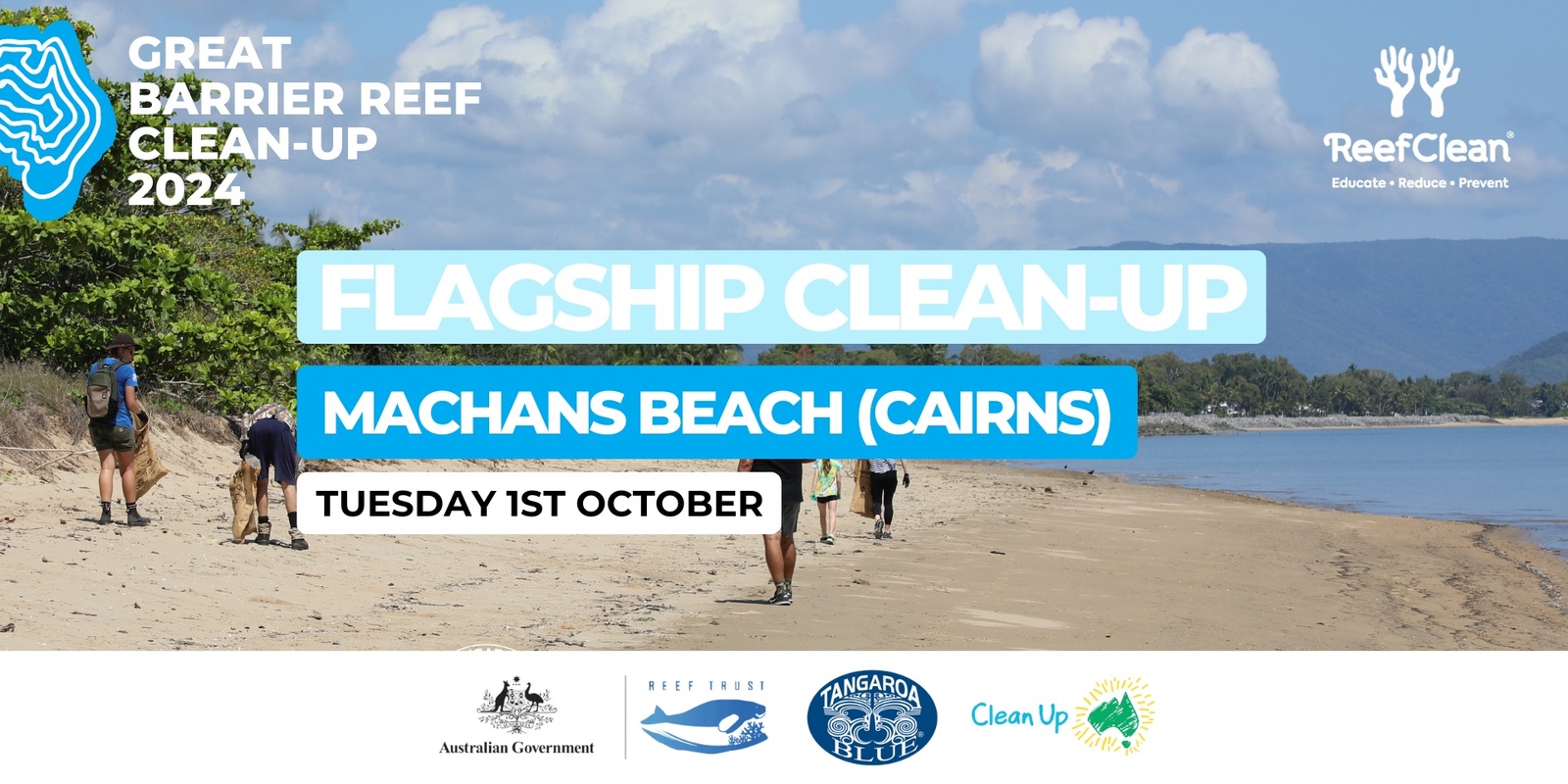 Banner image for Great Barrier Reef Clean-up 2024: Flagship event - Machans, Cairns