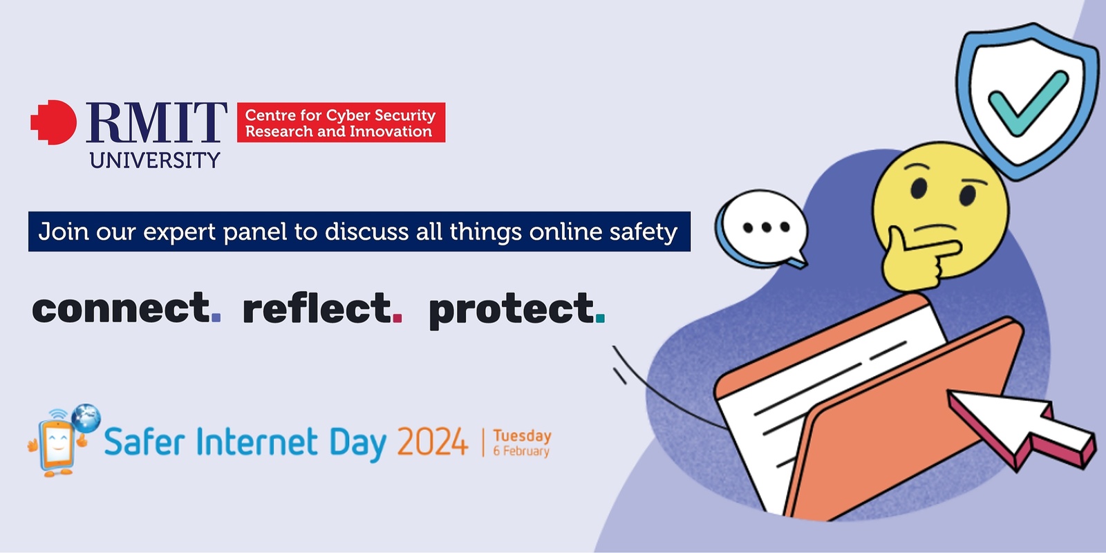 Banner image for Safer Internet Day - RMIT Centre for Cyber Security Research and Innovation
