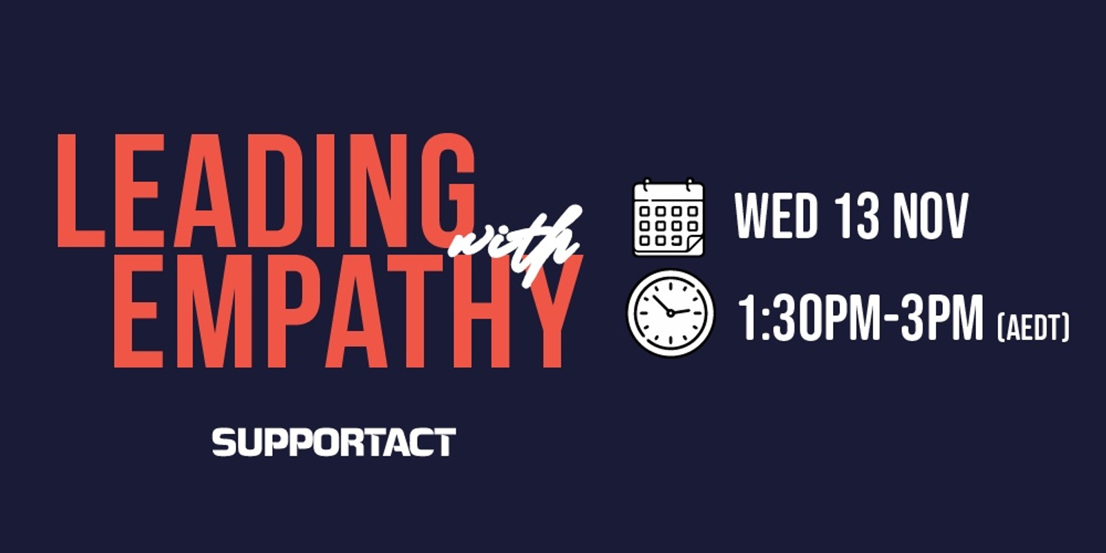 Banner image for Leading with Empathy