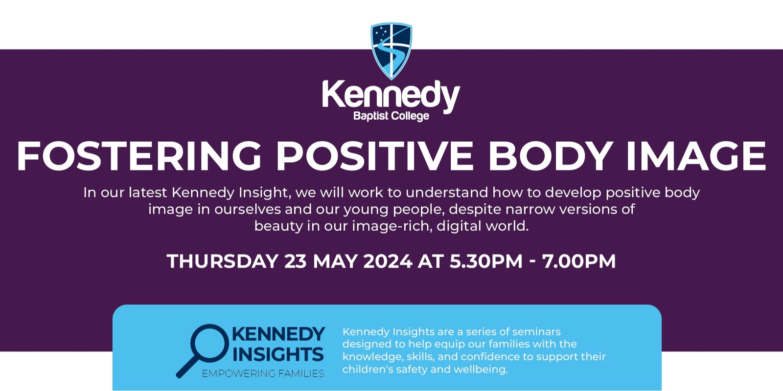 Banner image for Parent Information Evening: Fostering Positive Body Image