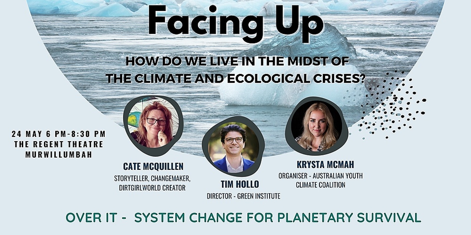 Banner image for Facing Up: how do we live in the midst of the climate and ecological crises? Murwillumbah