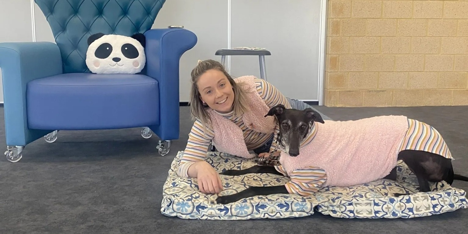 Banner image for Celebrate Library Lovers Day with Lily the Greyhound and Emily