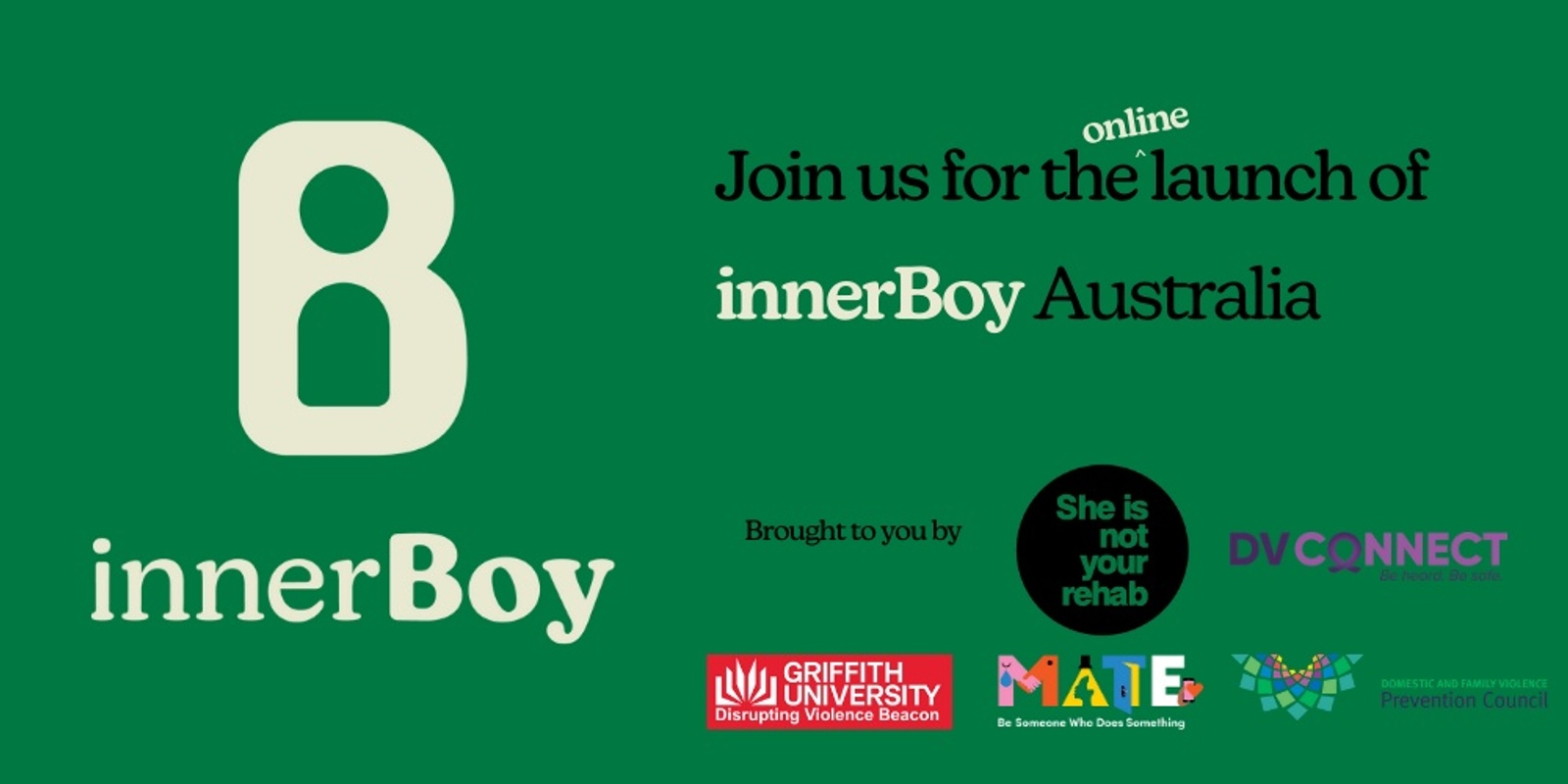 Banner image for innerBoy Australia online launch