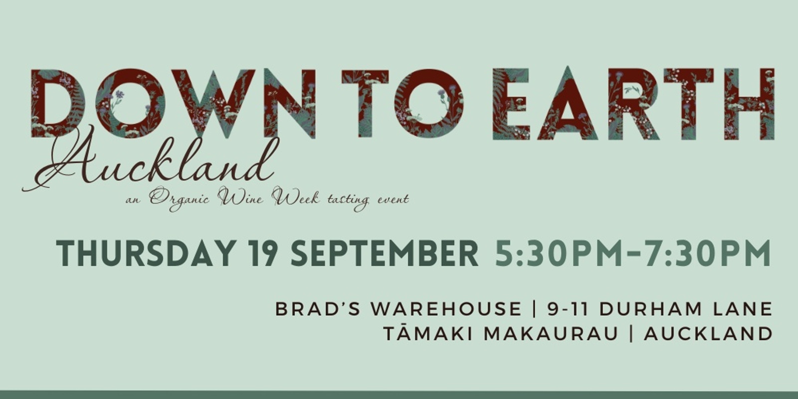 Banner image for Down to Earth Auckland