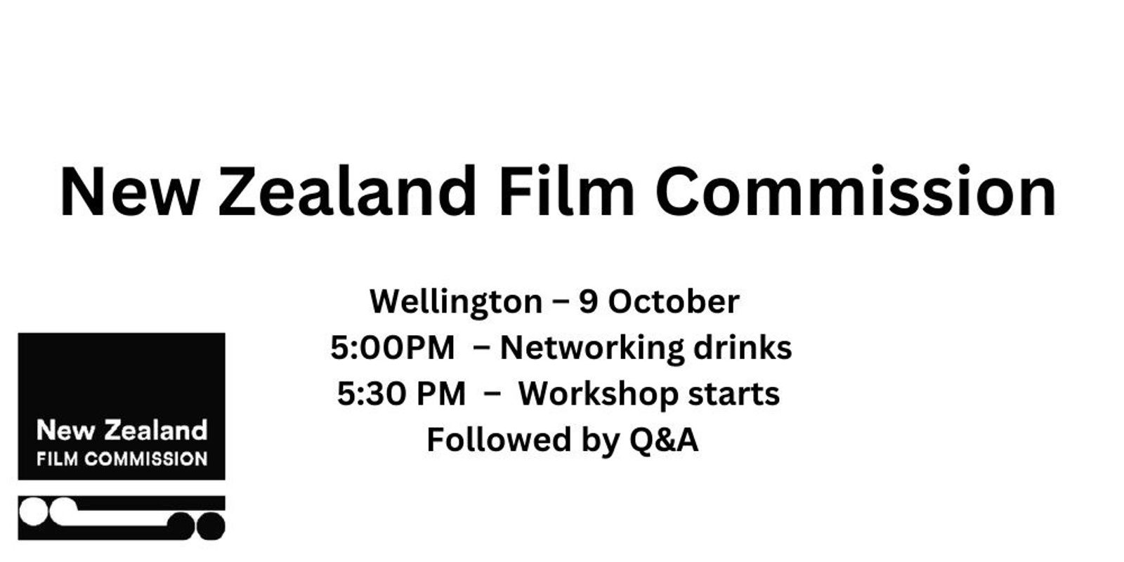 Banner image for New Zealand Film Commission - Wellington