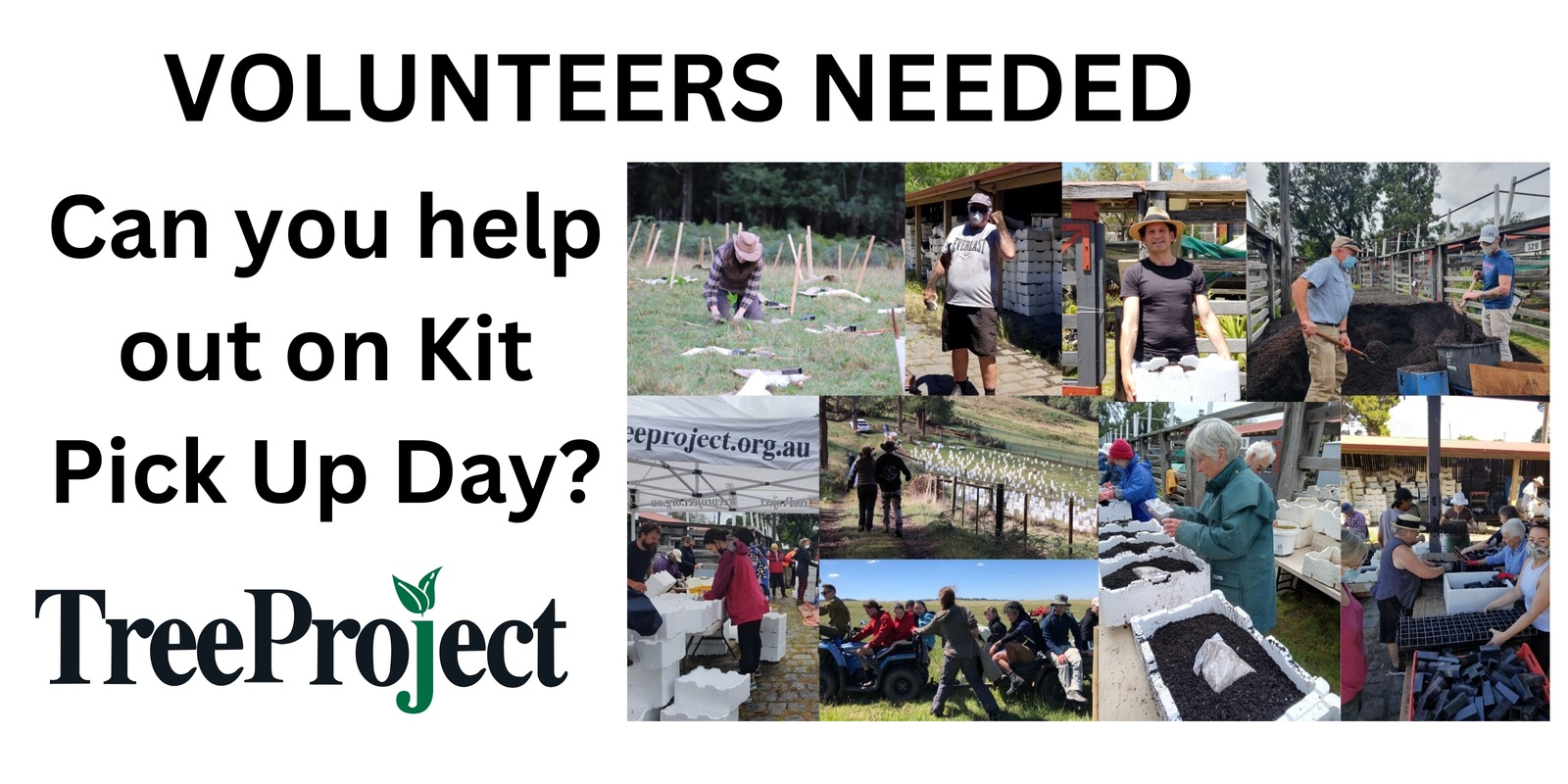 Banner image for Volunteers needed to Help out on Kit Pick up Day - Sunday 17th