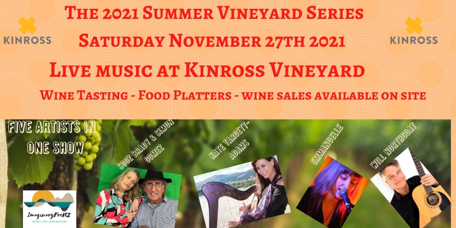 Banner image for The Summer Vineyard Series "Live at Kinross"