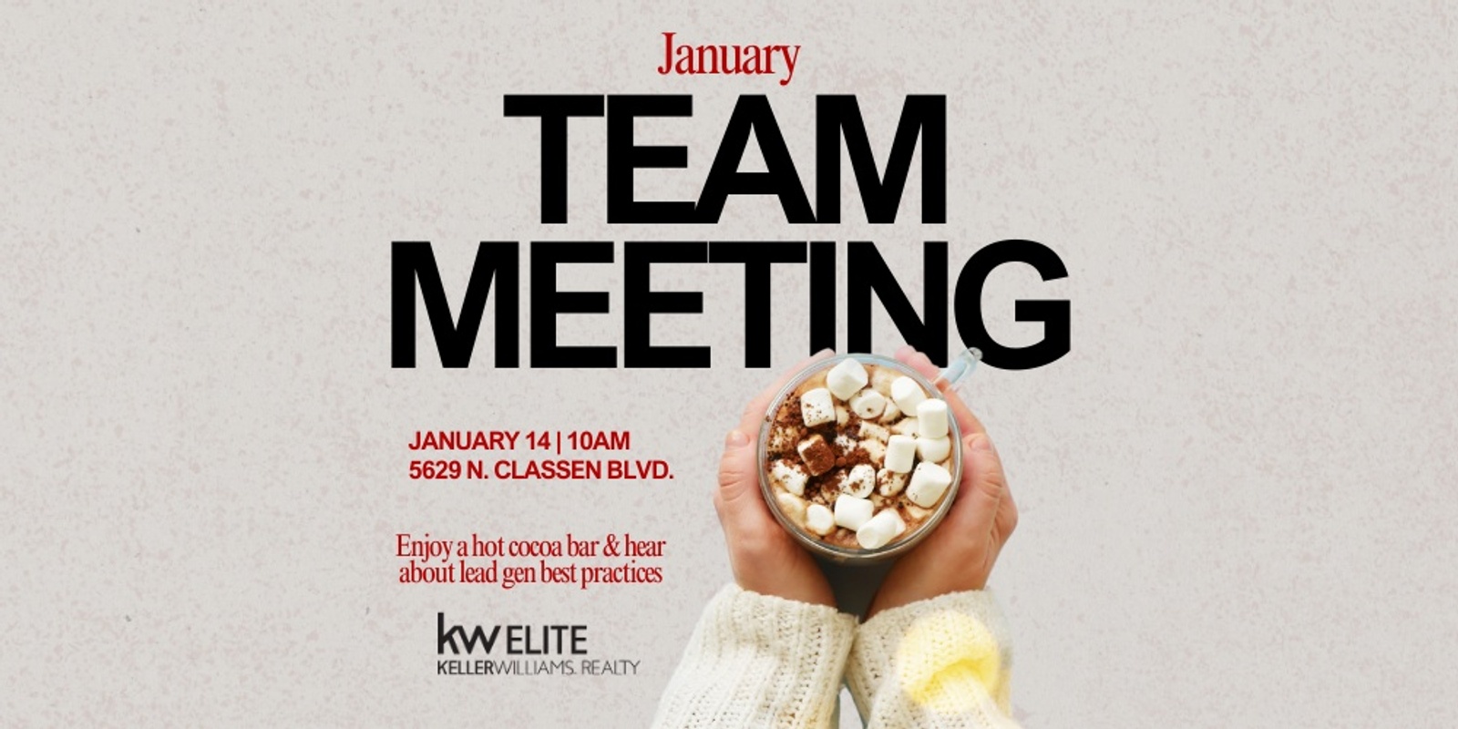 Banner image for January Team Meeting