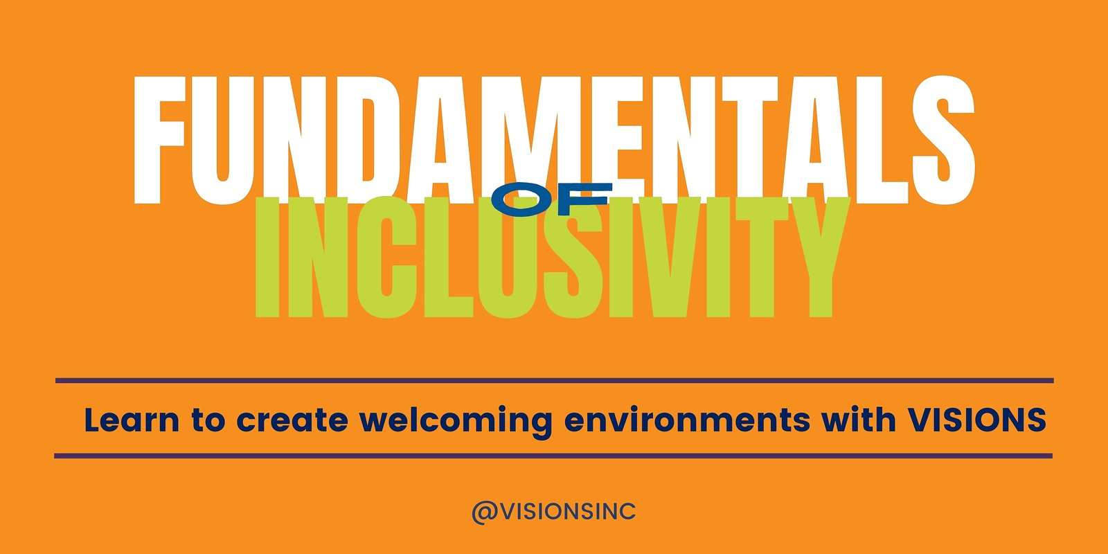 Banner image for Fundamentals of Inclusivity
