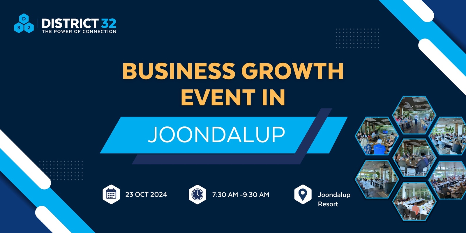 Banner image for District32 Business Networking Perth – Joondalup- Wed 23 Oct