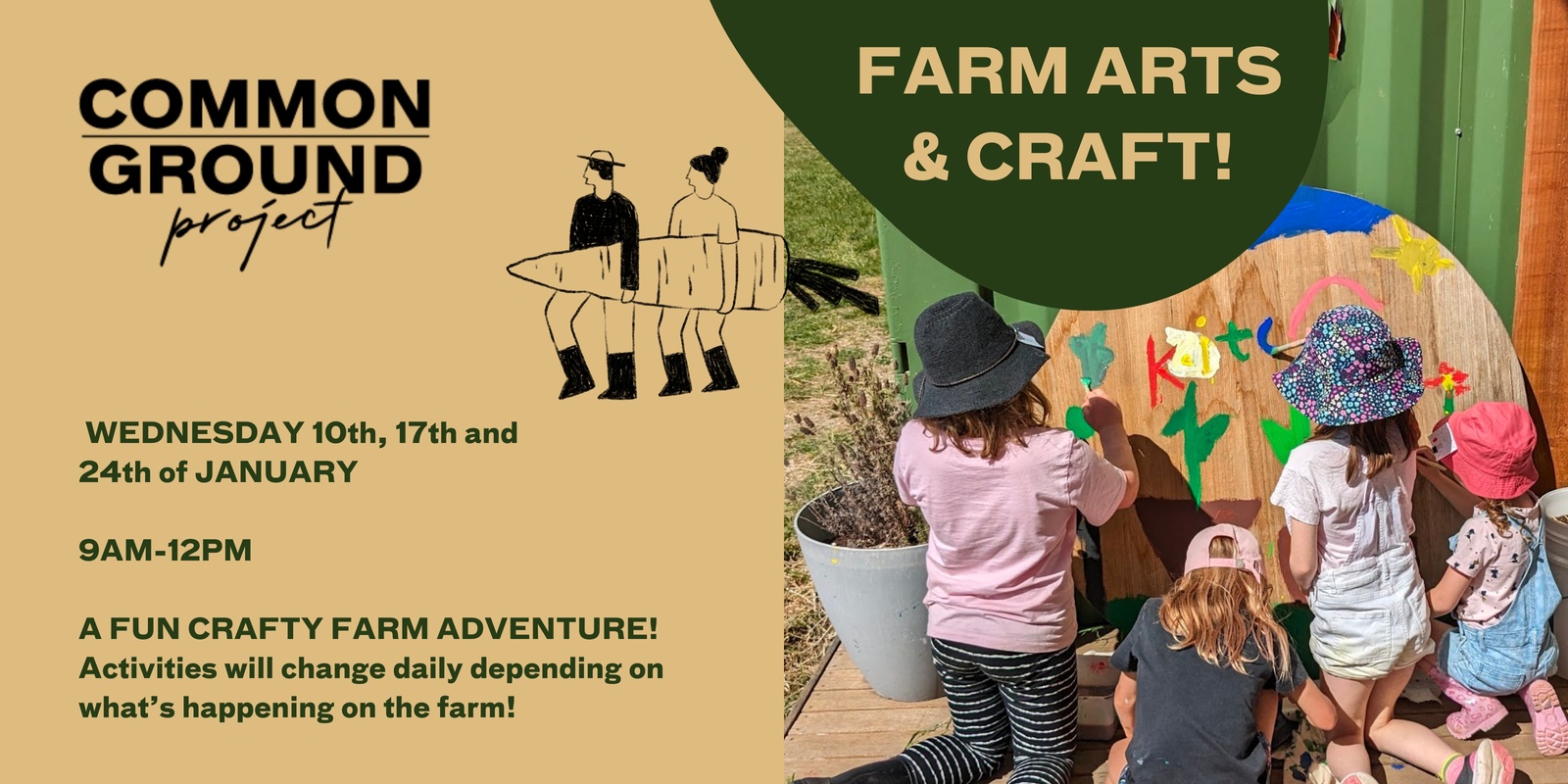 Banner image for Kids Farm Arts and Crafts