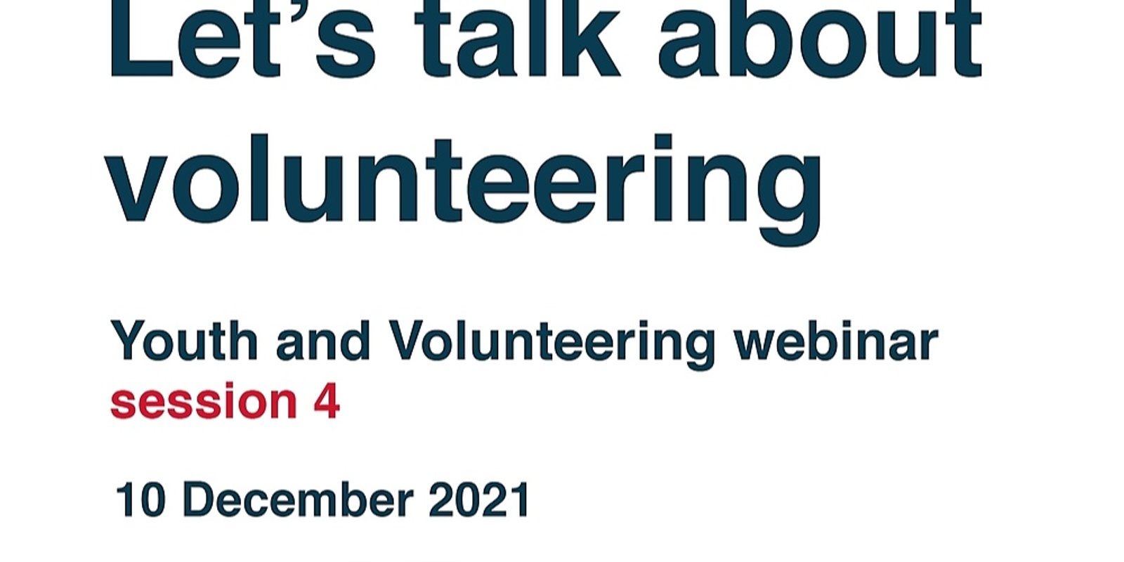 Banner image for Future of Volunteering: Youth & Volunteering