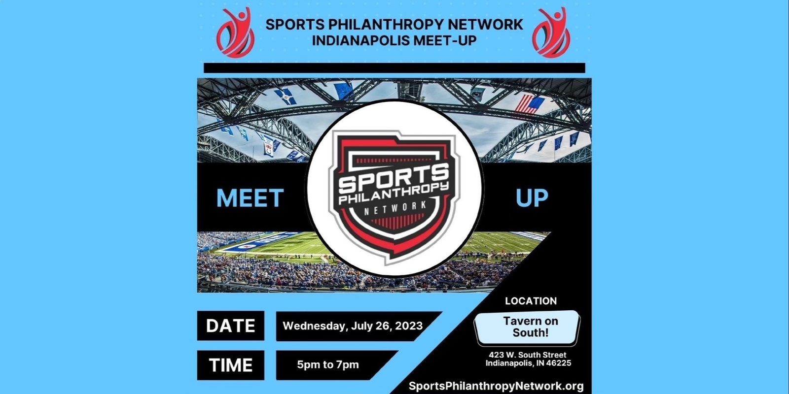 Banner image for Sports Philanthropy Network Indianapolis Meet Up (7-26-23)