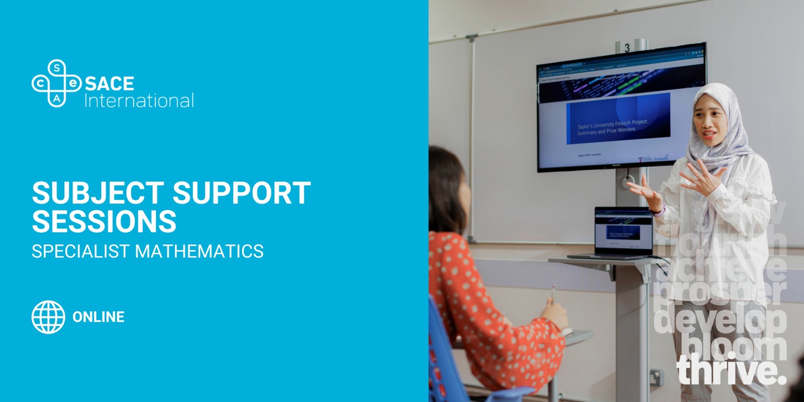 Banner image for Subject Support Sessions - Specialist Mathematics