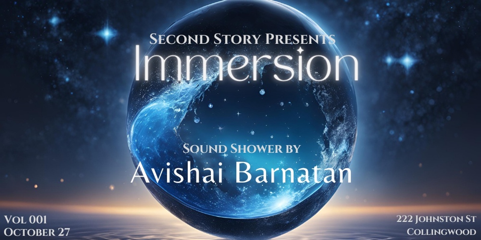 Banner image for Immersion x Sound Shower by Avishai B.