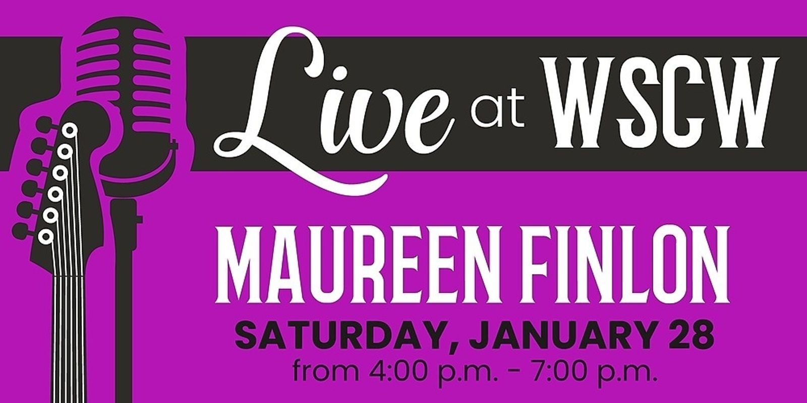 Banner image for Maureen Finlon Live at WSCW January 28