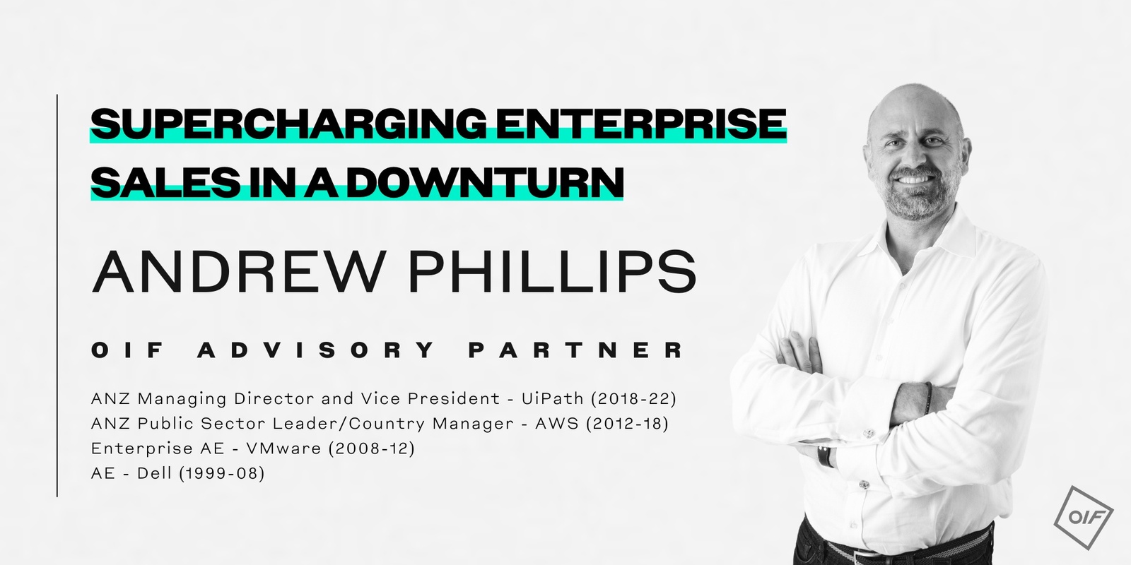Banner image for Supercharging Enterprise Sales | Andrew Phillips