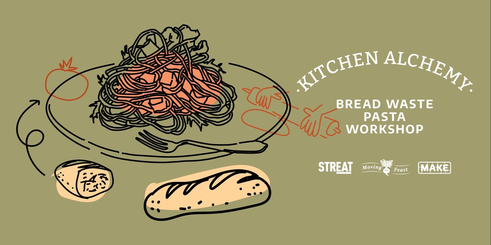 Banner image for Bread Waste Pasta Workshop | Kitchen Alchemy