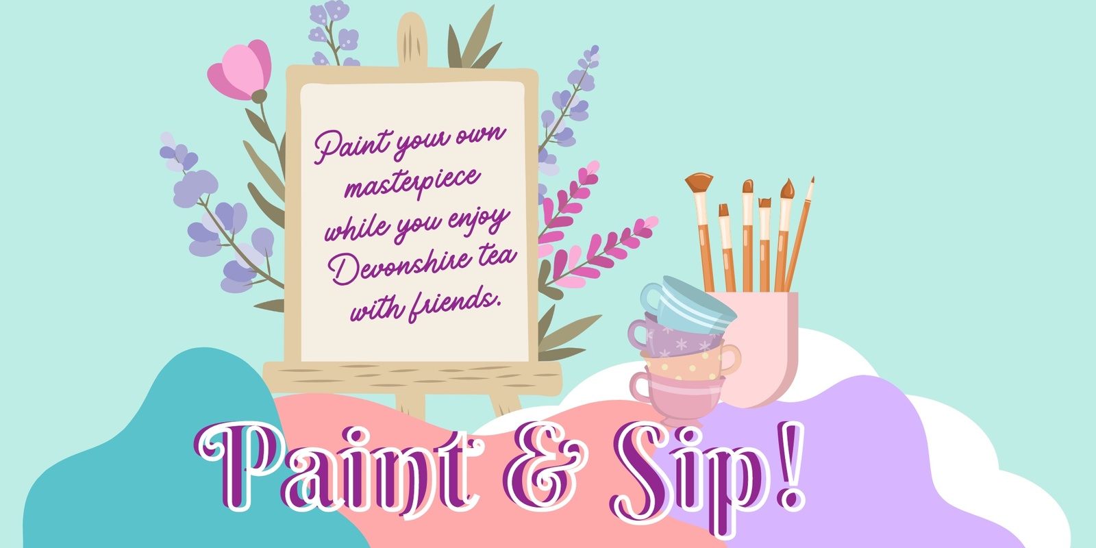 Banner image for TERM 4 Mount Martha House Paint & Sip [Devonshire Tea]