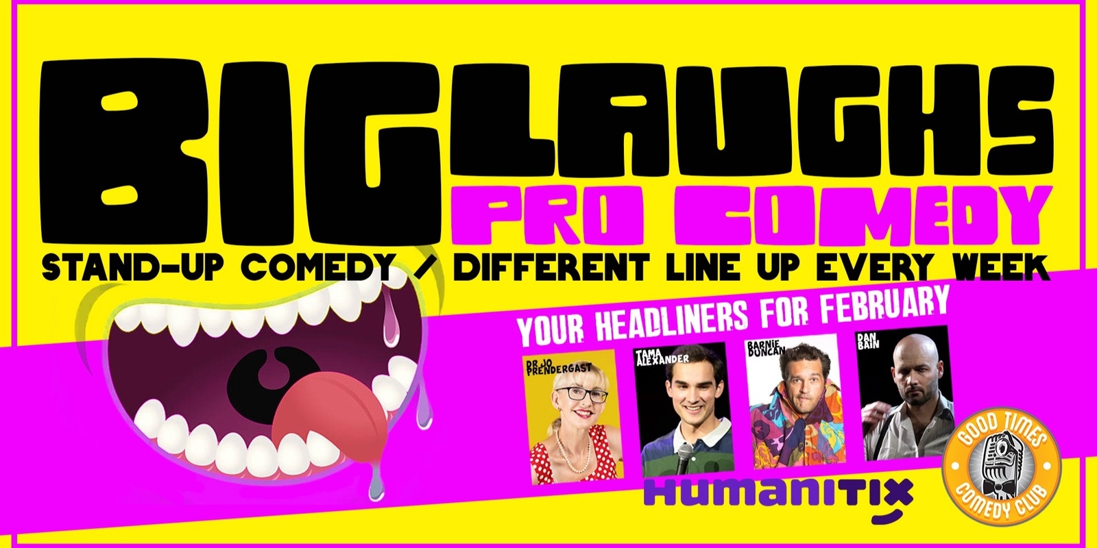 Banner image for Big Laughs - February 2025