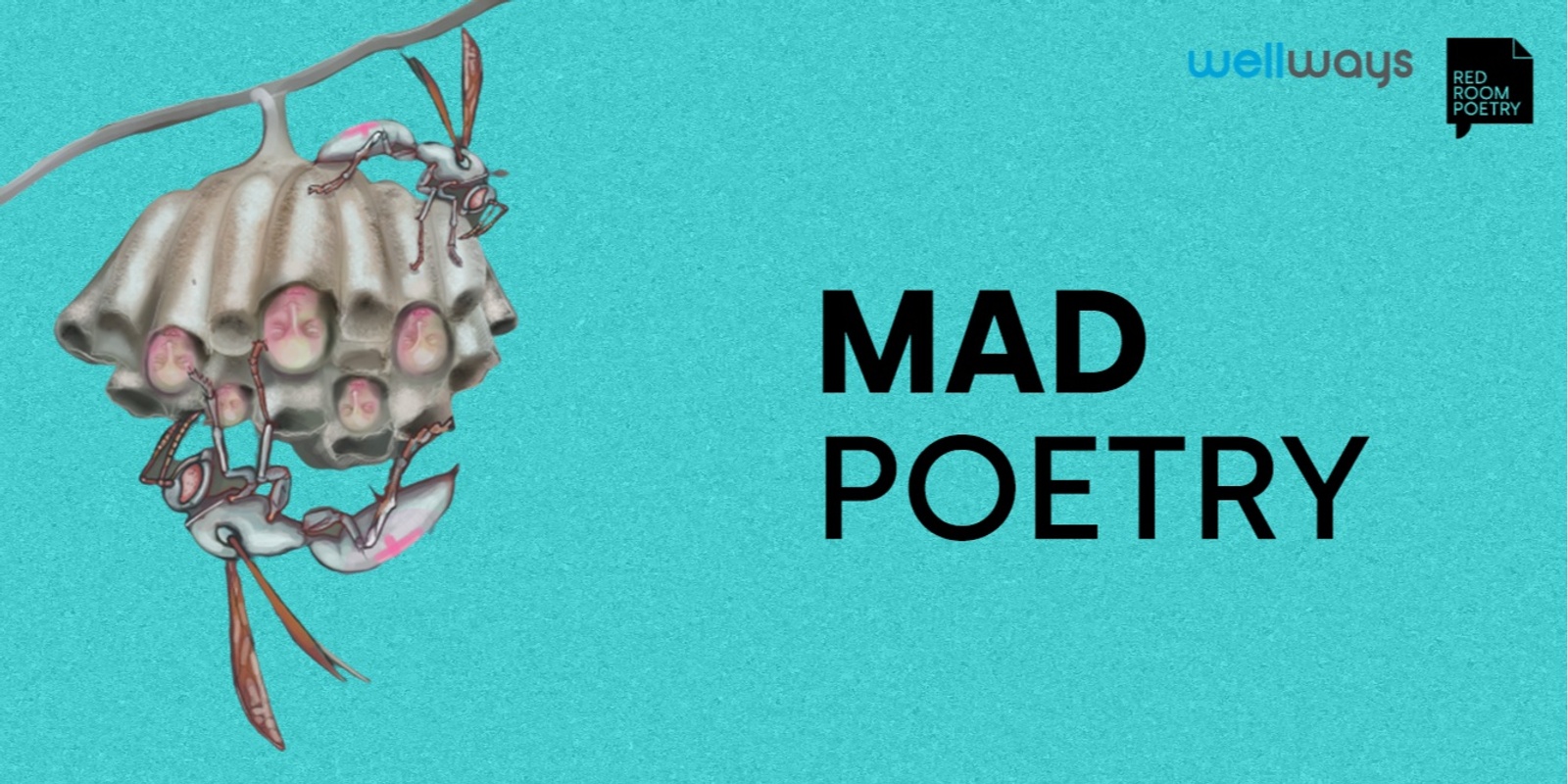 Banner image for MAD Poetry 2024 - Lived Experience Online Workshops