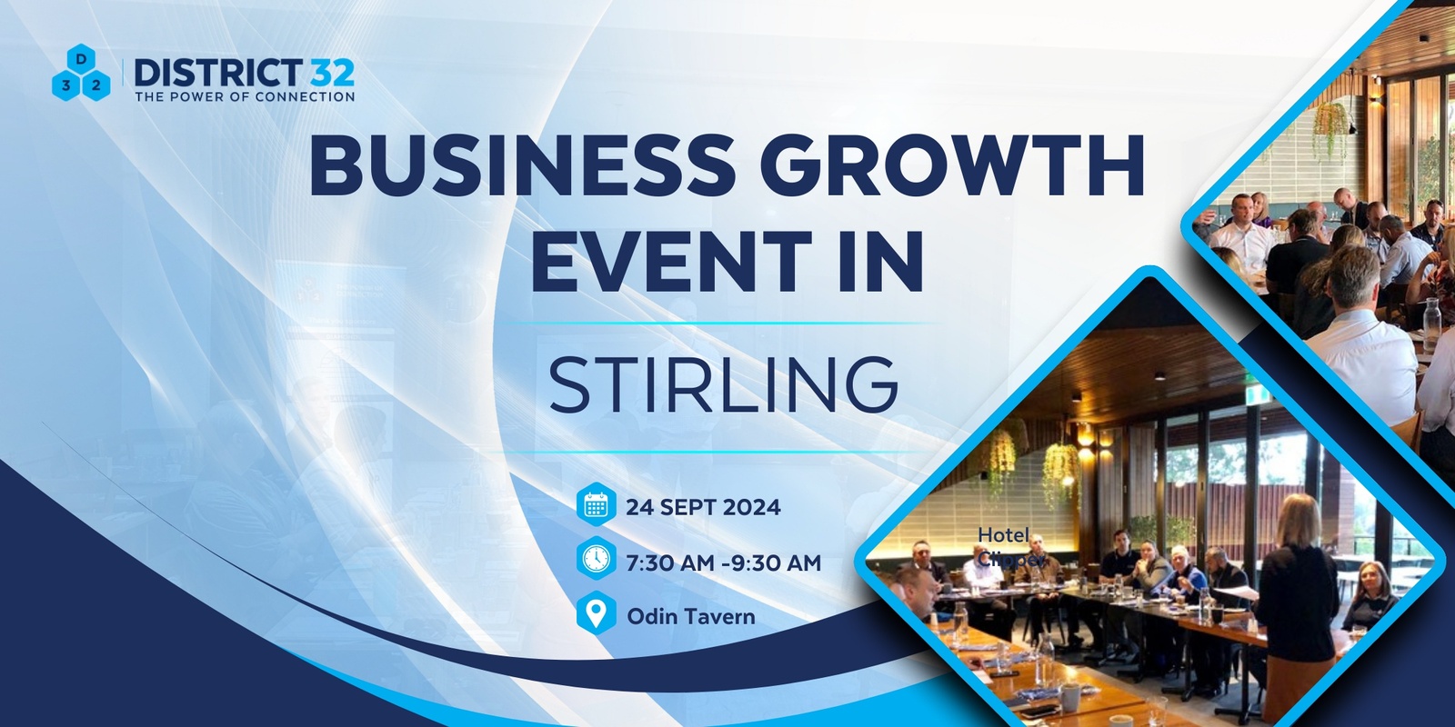 Banner image for District32– Business Networking Perth- Stirling (Balcatta)  - Tue 24 Sep