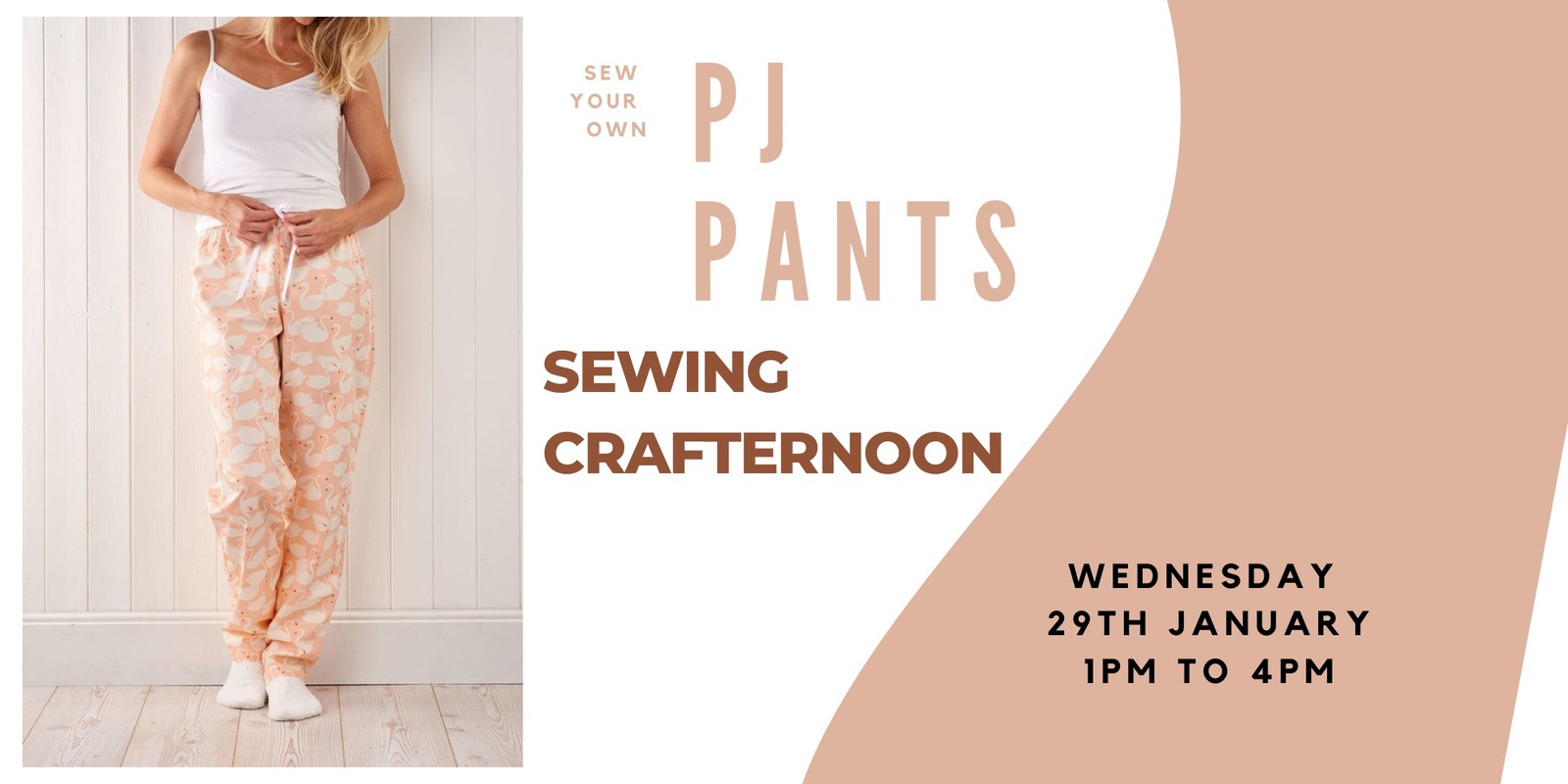 Banner image for Sew your own PJ Pants Sewing Workshop