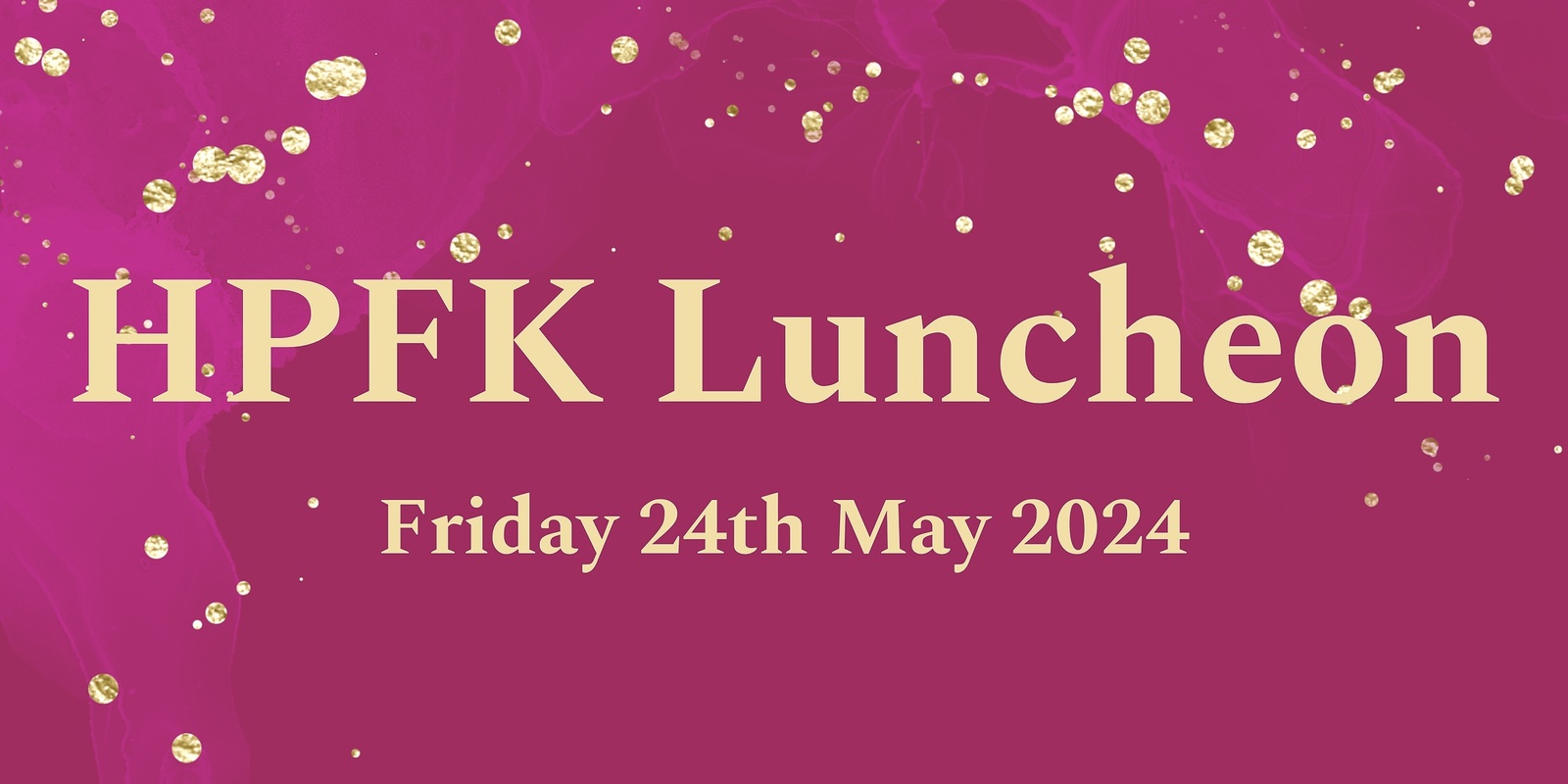 Banner image for HPFK Luncheon