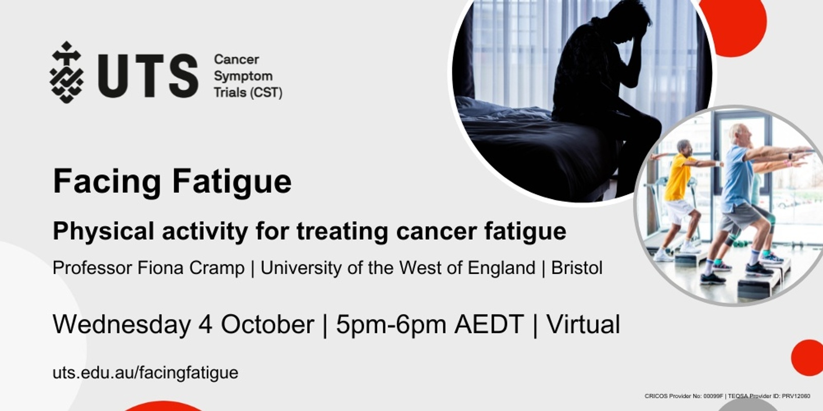 Banner image for Facing Fatigue | Physical activity for treating cancer fatigue