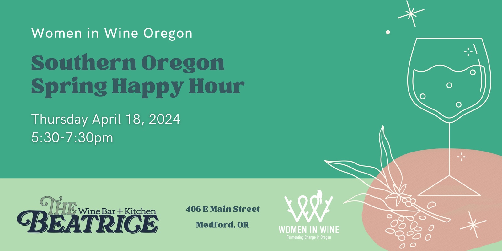 Banner image for Southern Oregon Spring Happy Hour 