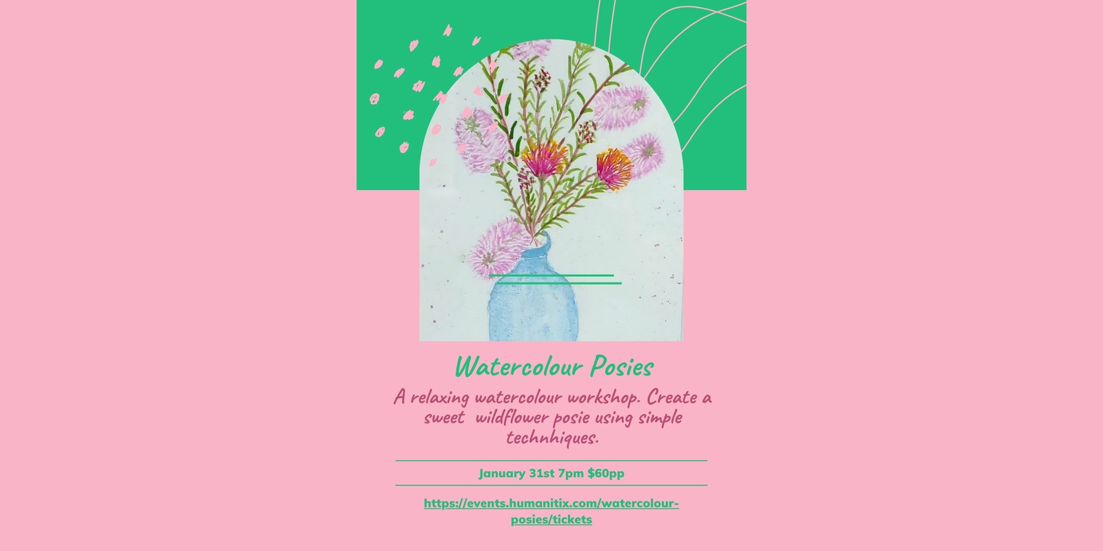 Banner image for Watercolour Posies