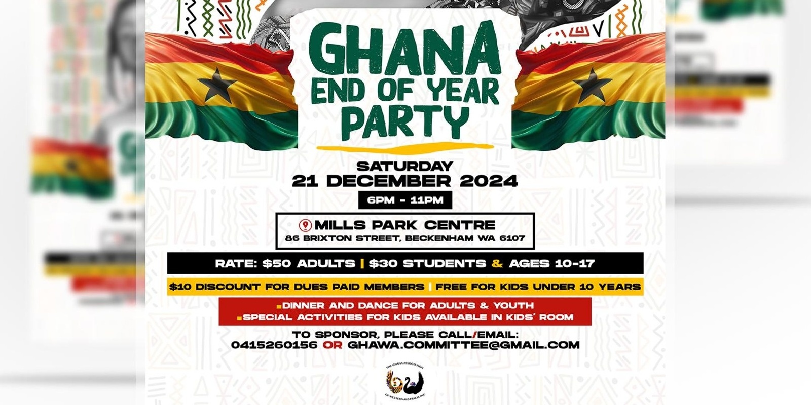 Banner image for Ghana End of Year Party