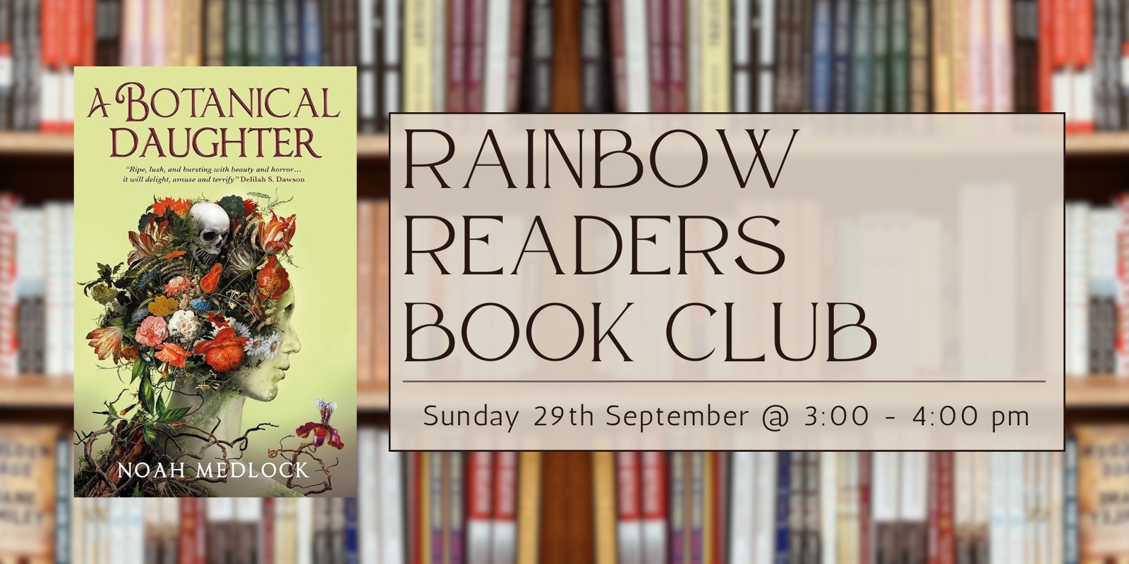 Banner image for Rainbow Readers LGBTQIA+ Book Club 2024