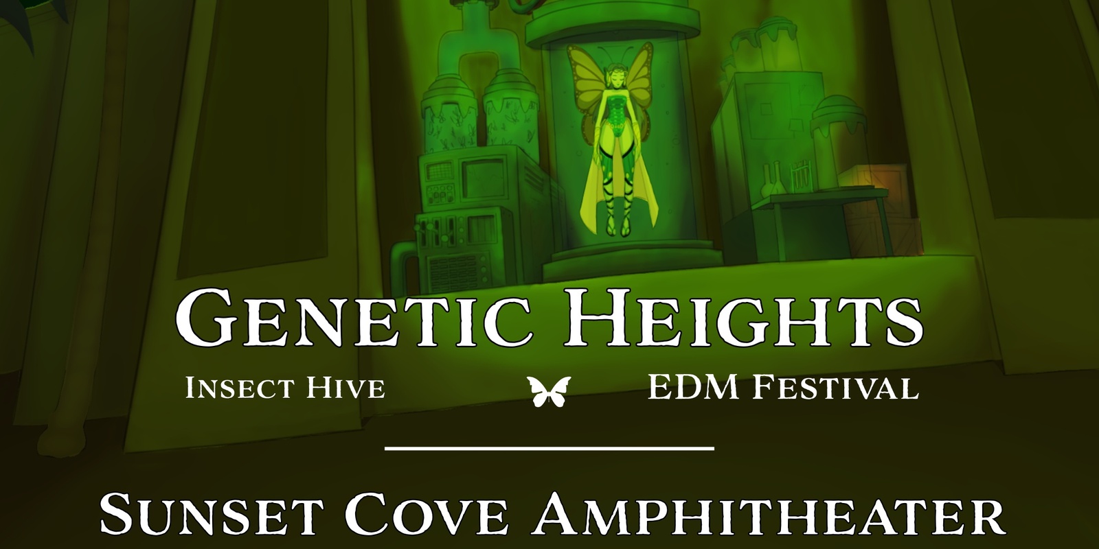 Banner image for Genetic Heights Festival: Insect Hive (Sunset Cove Amphitheater)