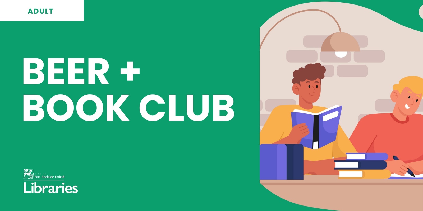 Banner image for Beer + Book Club