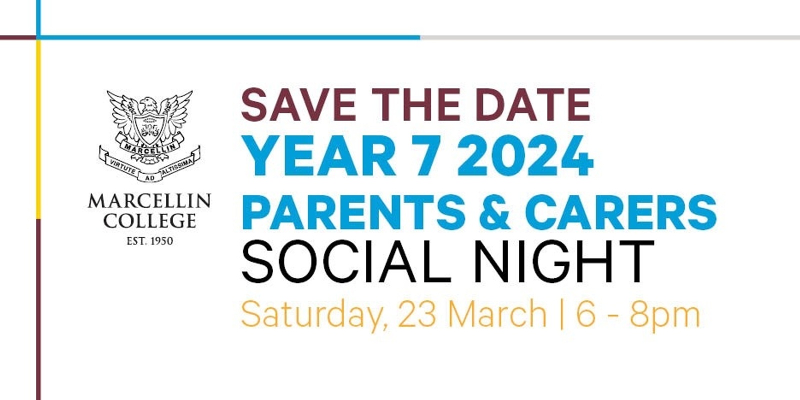 Banner image for Year 7 Parents & Carers Social Evening