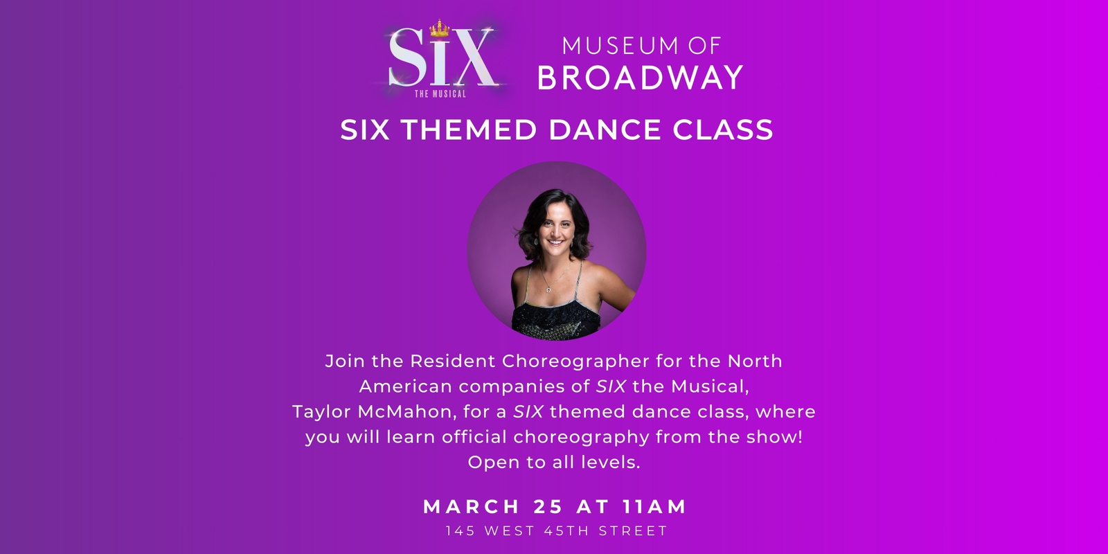 Banner image for 11am - SIX Themed Dance Class