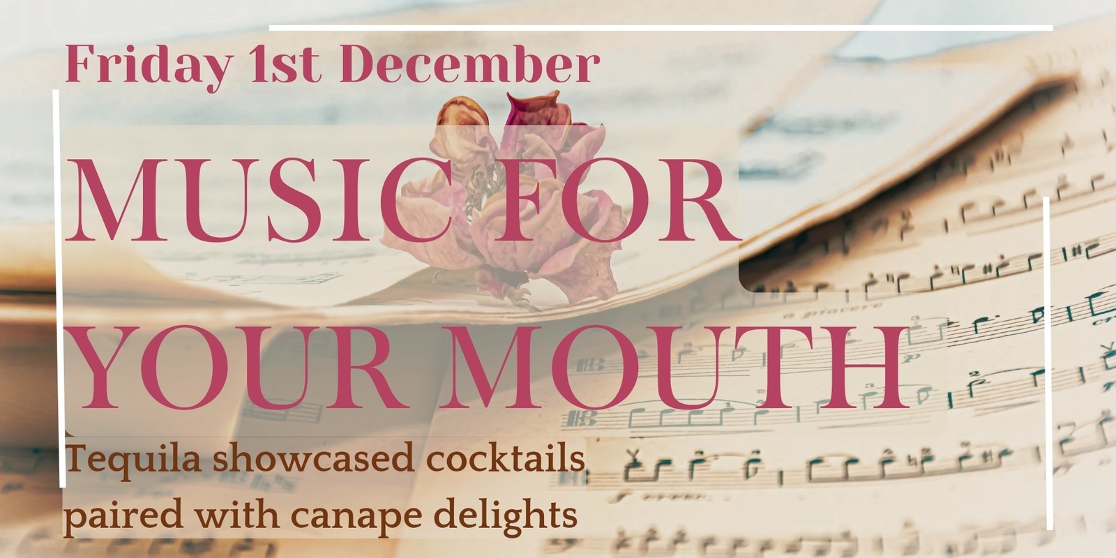 Banner image for Music for your Mouth