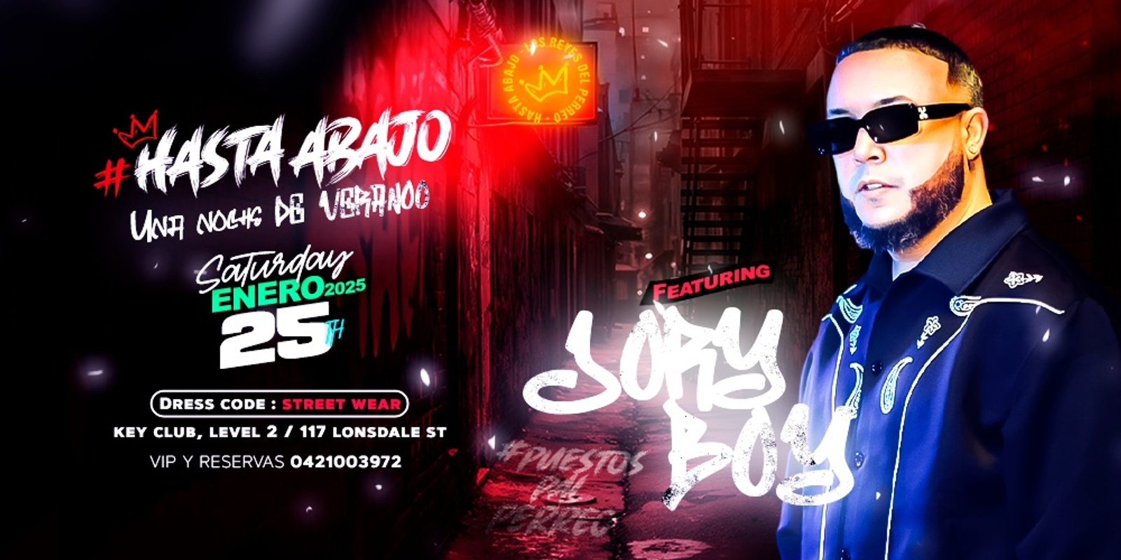 Banner image for HASTA ABAJO FT JORY BOY 