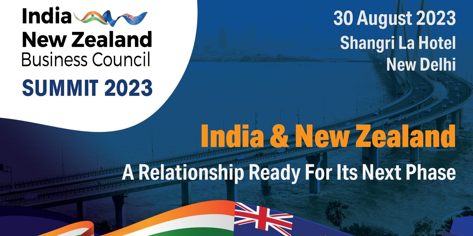 Banner image for INZBC Summit Conference 2023: Wednesday, 30 August  | New Delhi, India