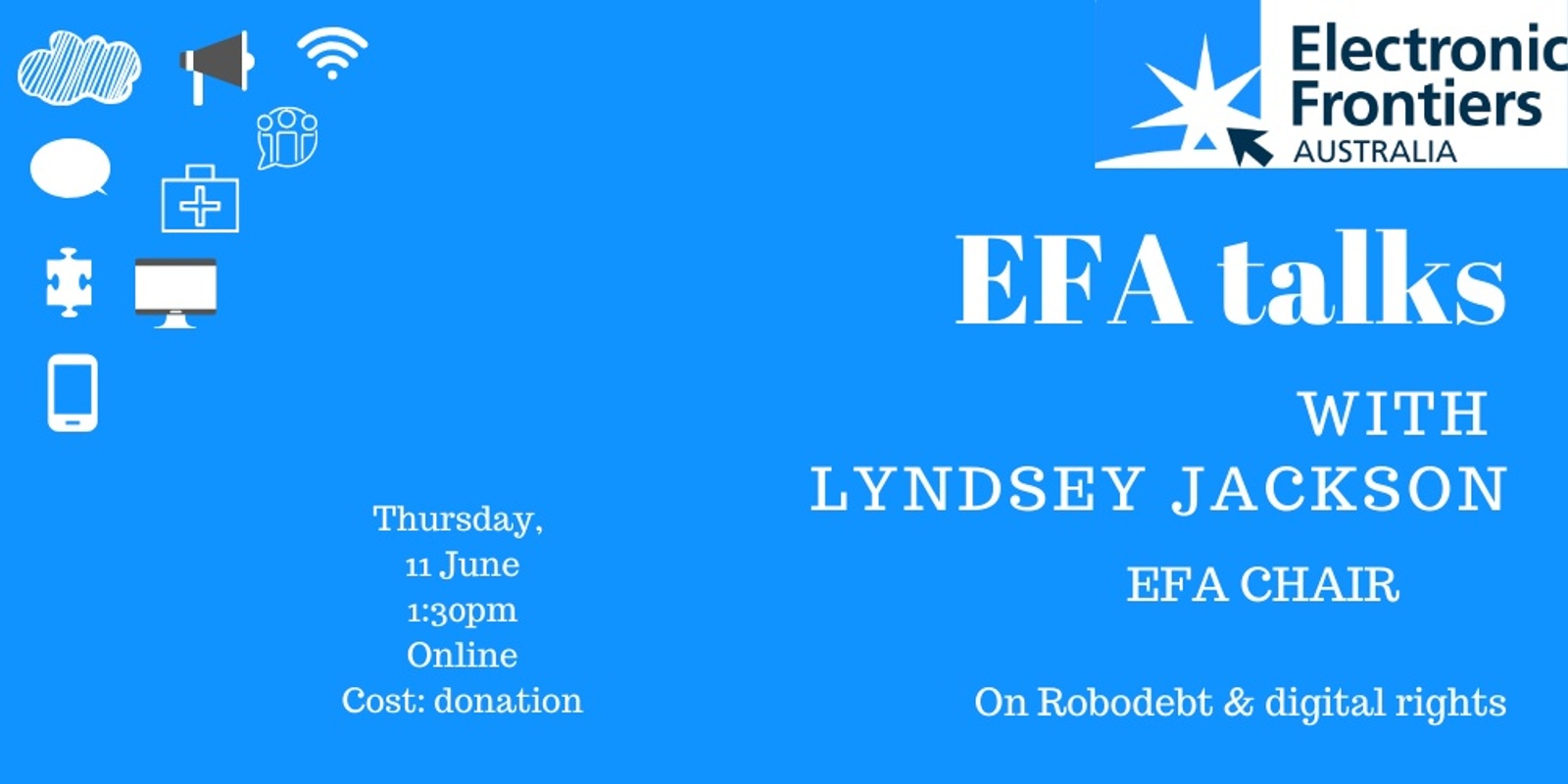 Banner image for EFA talks with Lyndsey Jackson, EFA Chair