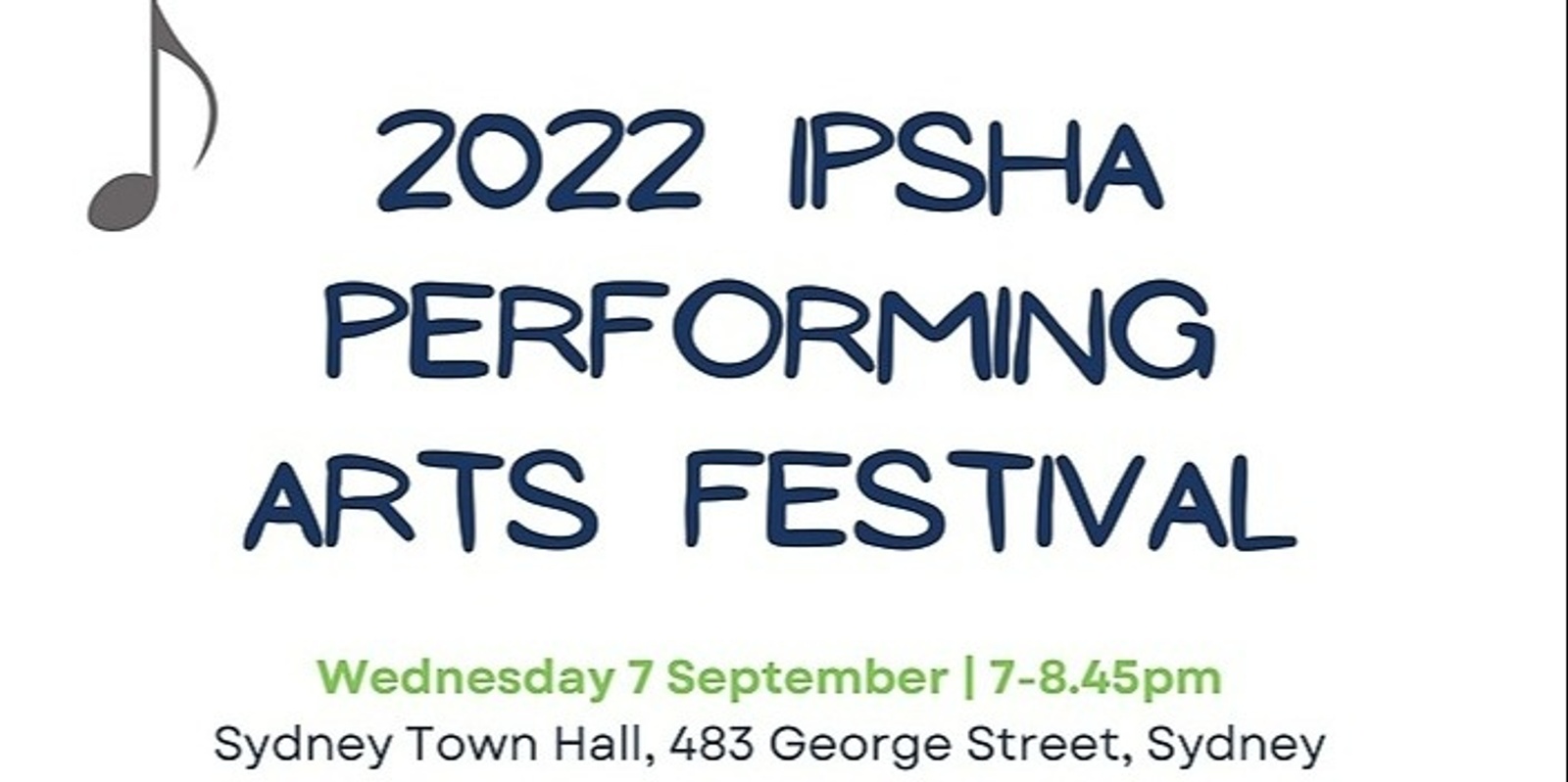 Banner image for IPSHA (NSW Branch) Performing Arts Festival 