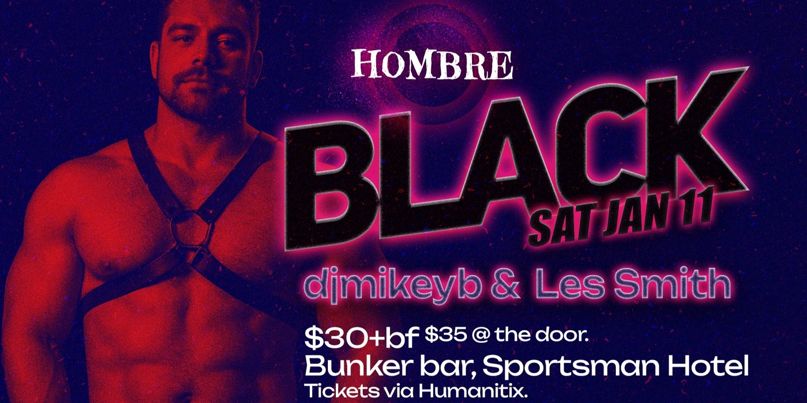 Banner image for HOMBRE presents BLACK - Underwear Party