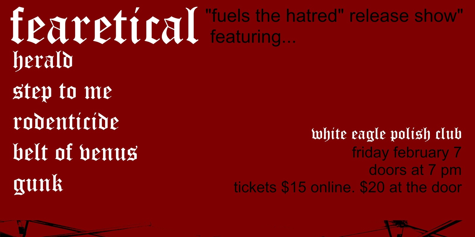 Banner image for Fearetical release show