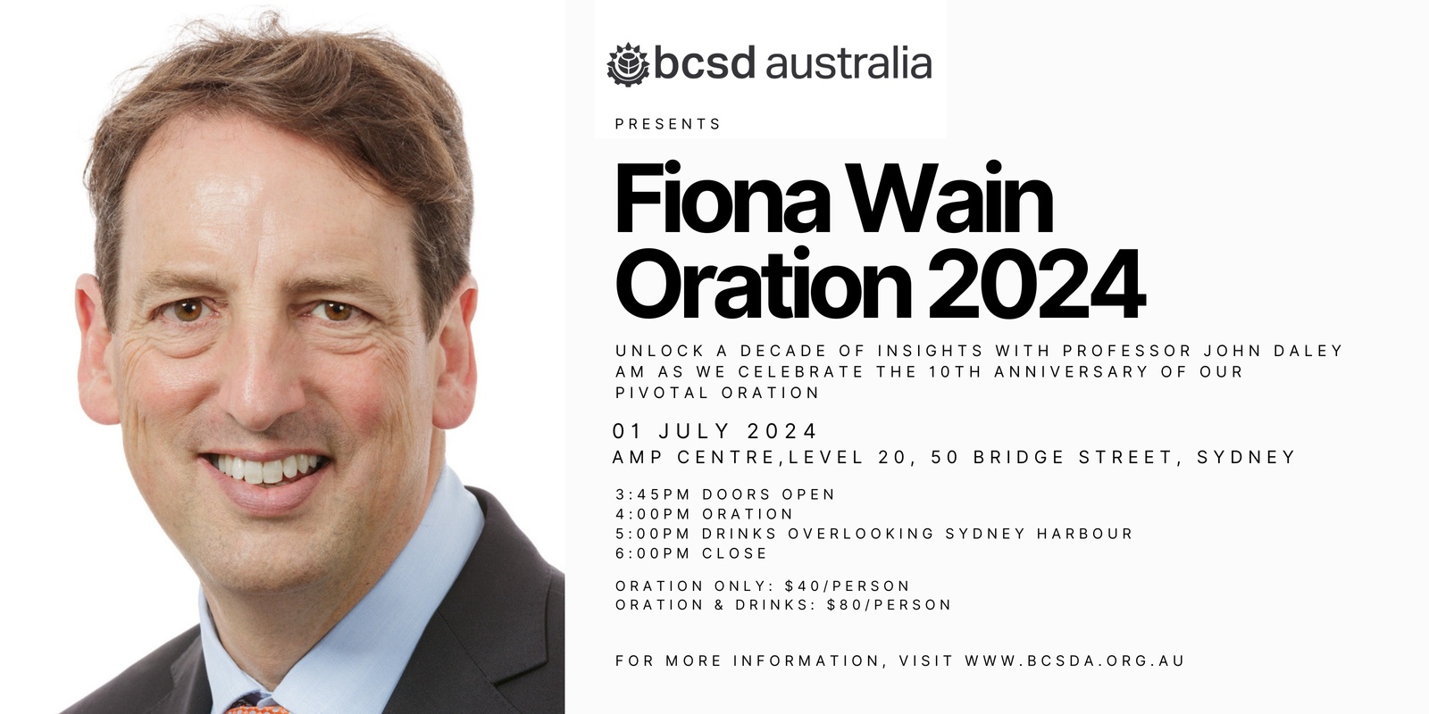 Banner image for Fiona Wain Oration 2024