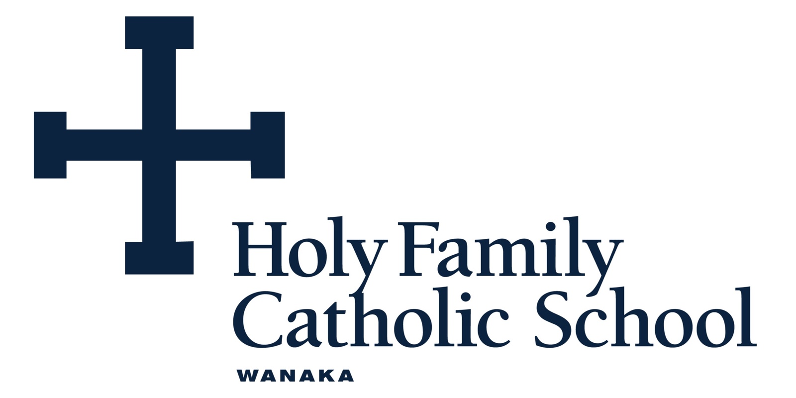 Holy Family School's banner