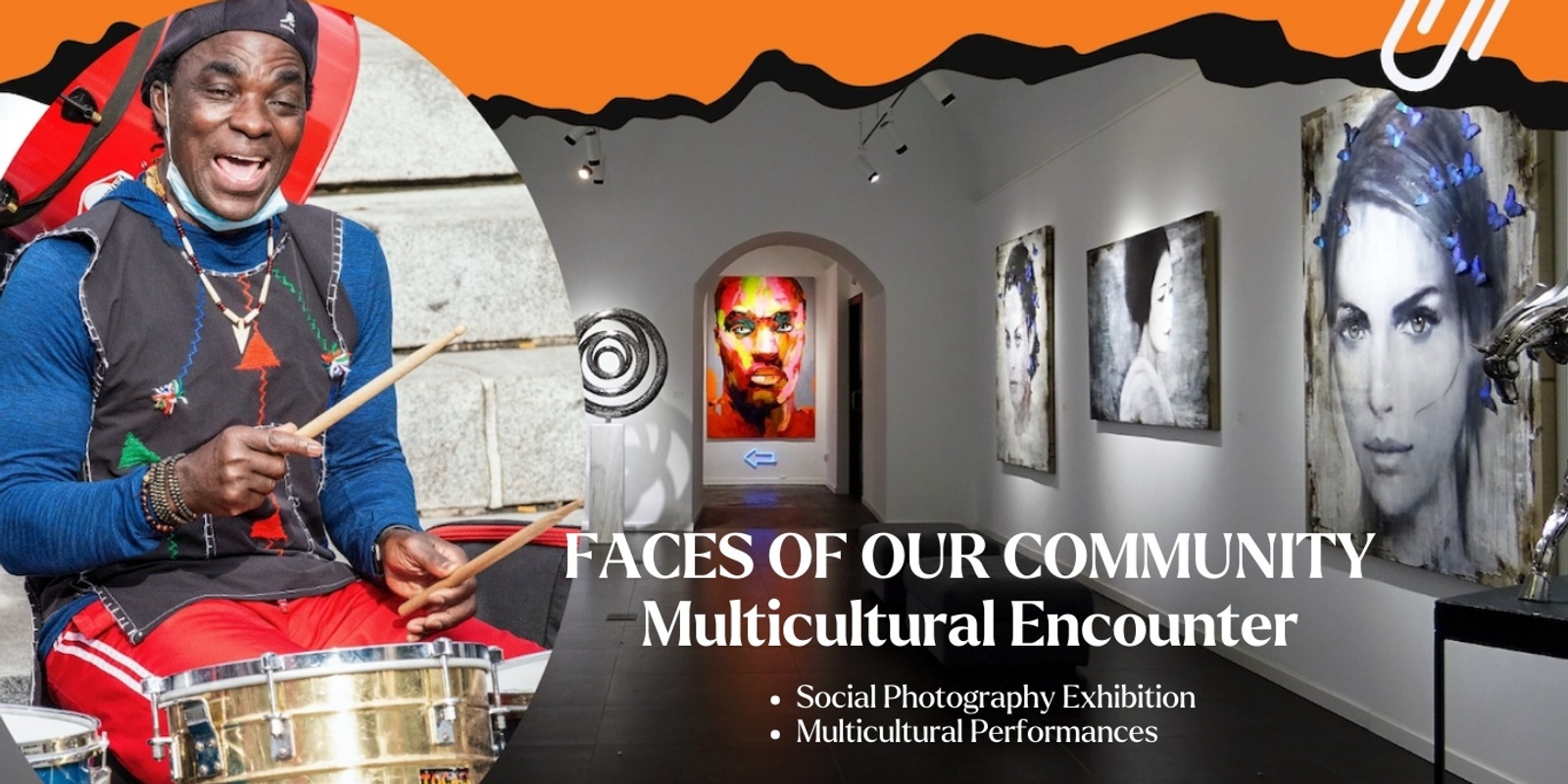 Banner image for Faces of our Community: Social Photography Exhibition & Multicultural Performances