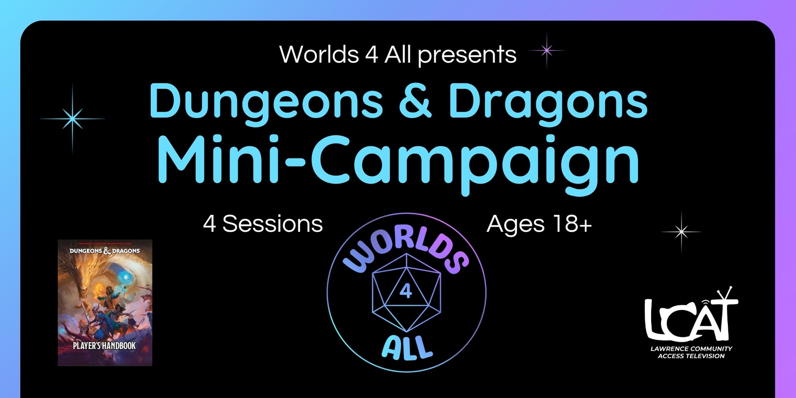 Banner image for Adult Mini-Campaign: Dungeons and Dragons